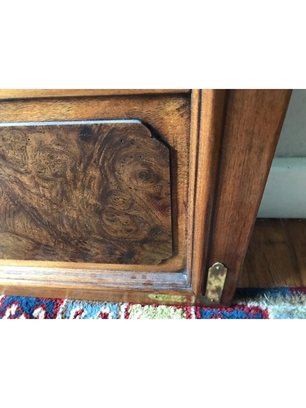 Vintage 1972 Thomasville Stroupe Mirror solid Wood Boho 49